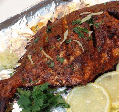 Baked Pompano Fish